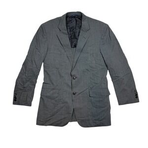 Brooks Brothers Mens Gray Madison‎ Single Breasted Blazer Size 40R READ